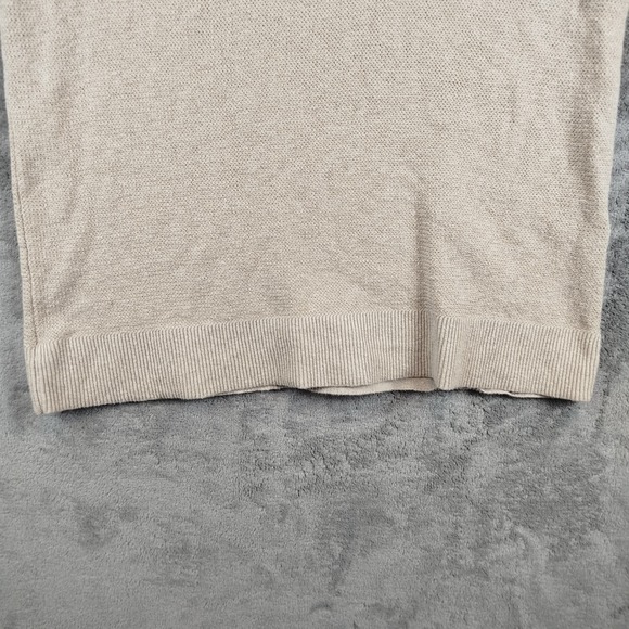 Flint and Tinder Polo Shirt Mens M Beige Knit Short Sleeve Pocket Huckeberry - Picture 3 of 11